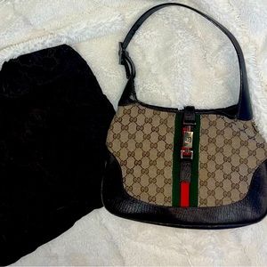 Gucci Jackie O Bag with Dust Bag with Serial Numbers